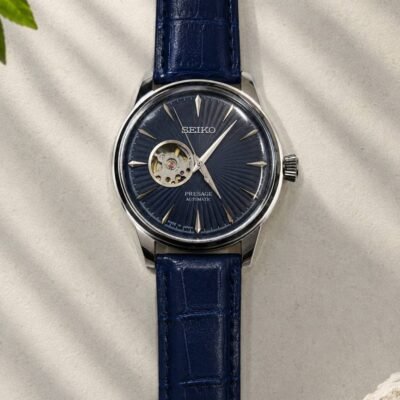 Seiko Presage Automatic Blue Silver Dial