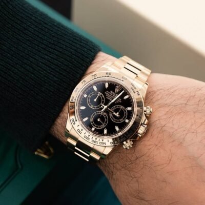 Rolee_x Oyster Perpetual Daytona Chosmograph Gold-Black