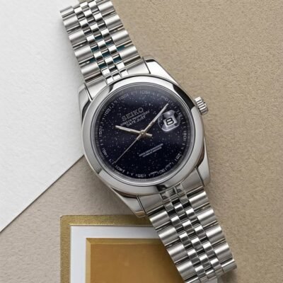 Seiko Galaxy Oyster Perpetual Date Just Blue