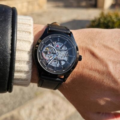 Tommmy Hilfige_r Automatic Leather Full-Black