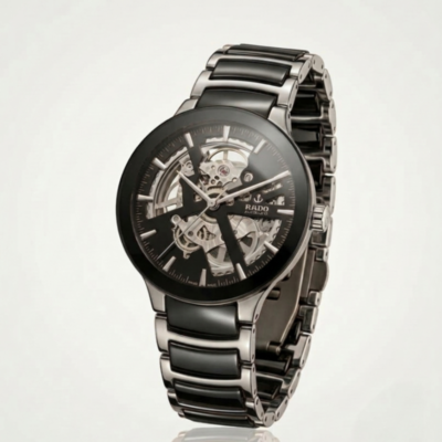 Radd_o Centrix Automatic Open Heart black silver and black bazzle