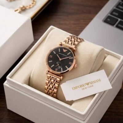 Emporio Armaann_i Classic Copper black crno dimond