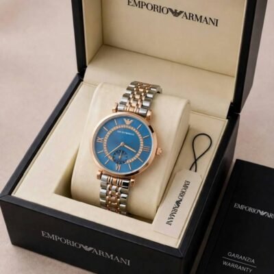 Emporio Armaann_i Classic 2 ton  Copper blue Ring