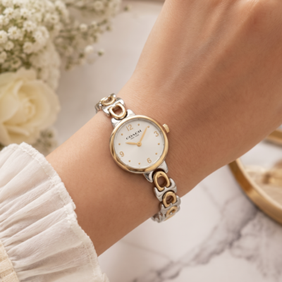 Coach Iris 2Ton-Gold-White