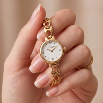 Coach Iris Gold-White