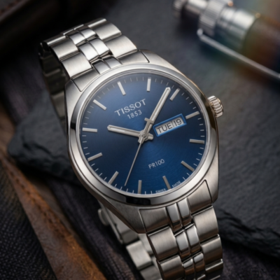 Tissot 1853 PR-100 Silver Blue Dial