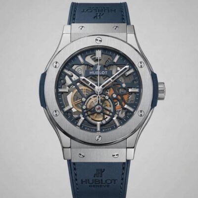 Hublot Classic Fusion Tourbillon SILVER Blue